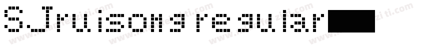 SJruisong regular字体字体转换